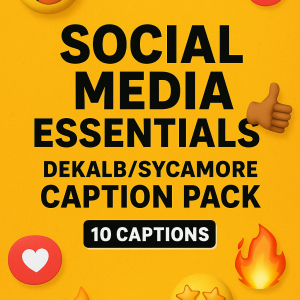 Dekalb & Sycamore  Caption Pack