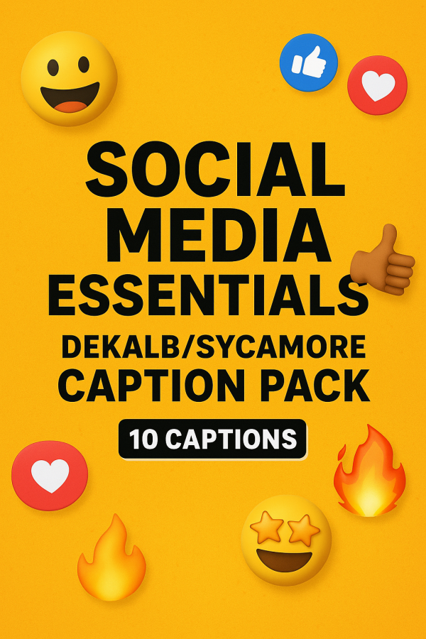 Dekalb & Sycamore  Caption Pack
